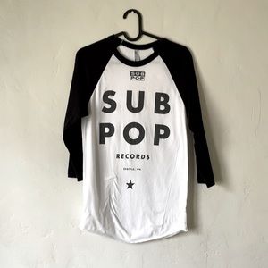 Black and White ‘Sub Pop’ Tee shirt
